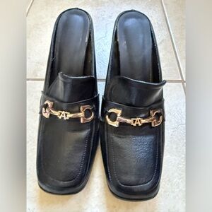 Monogram Chunky Mule Loafers